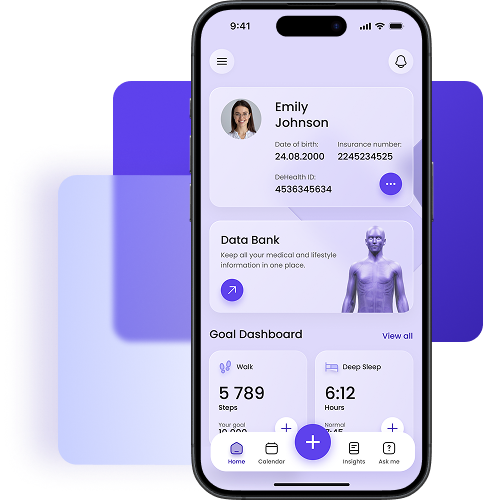 DeHealth App Interface