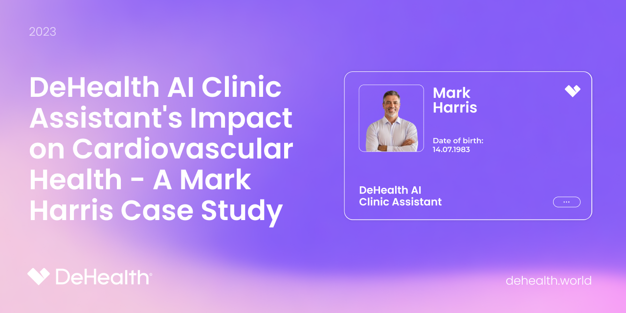 DeHealth AI Clinic Assistant's Impact on Cardiovascular Health - A Mark Harris Case Study