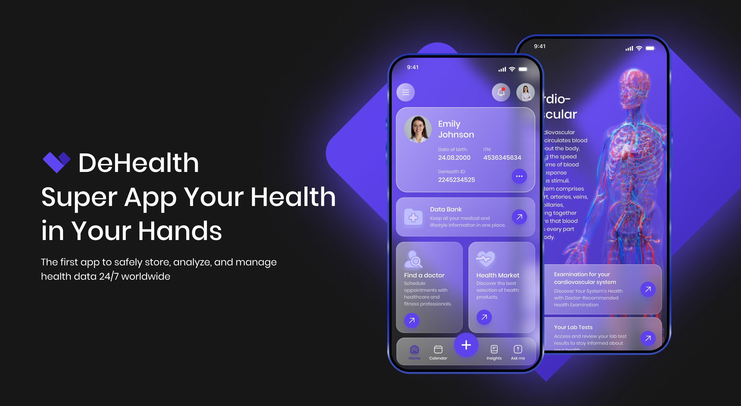 DeHealth - Super App!  Your Health in Your Hands